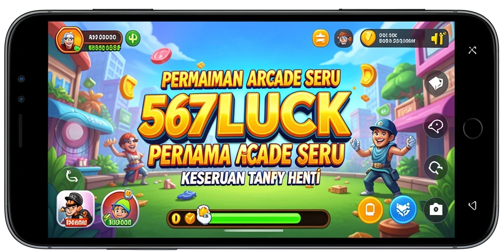 Tampilan gameplay seru dari 567LUCK dengan berbagai level menantang.