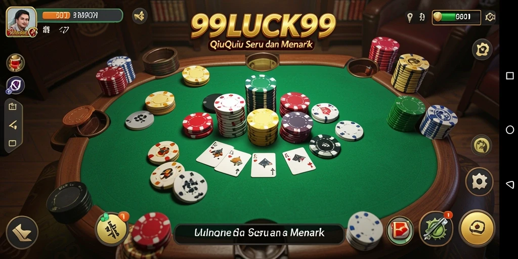 Tampilan gameplay QiuQiu yang menarik dan interaktif.