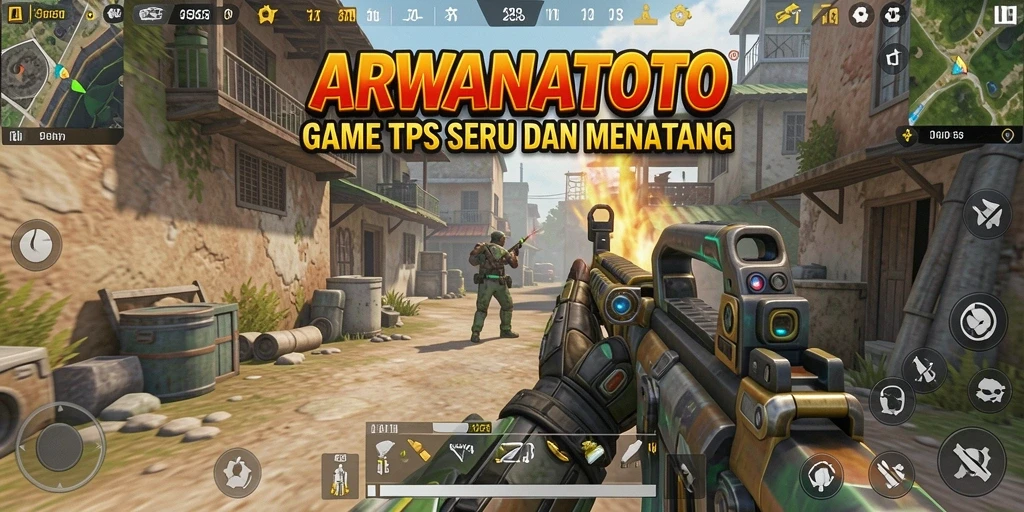 Tampilan gameplay ARWANATOTO yang seru dan dinamis.