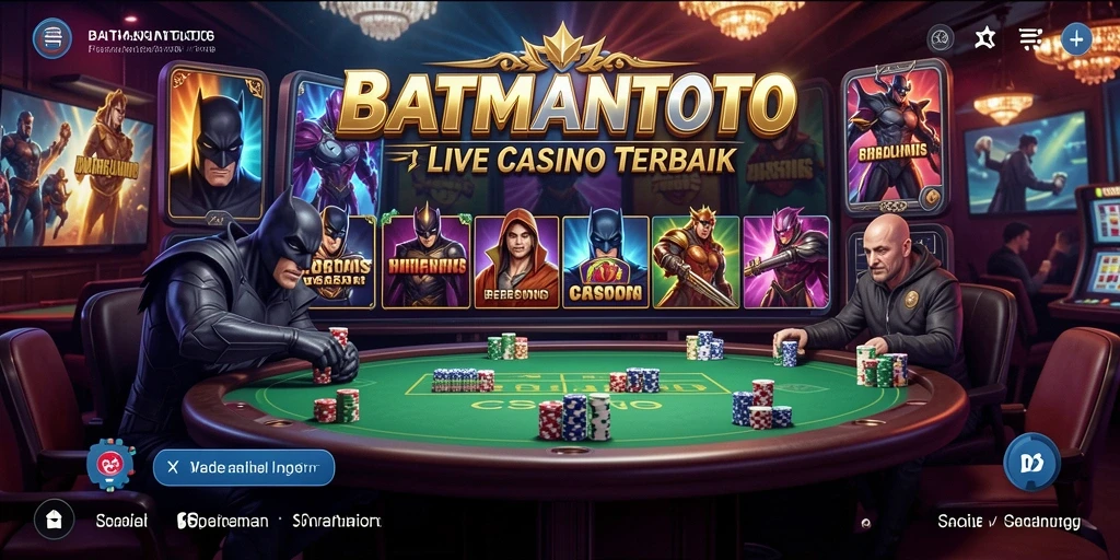 Gameplay menarik di BATMANTOTO dengan dealer profesional langsung.