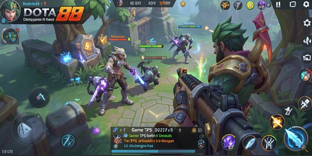 Tampilan gameplay DOTA88 yang mendebarkan dan seru.