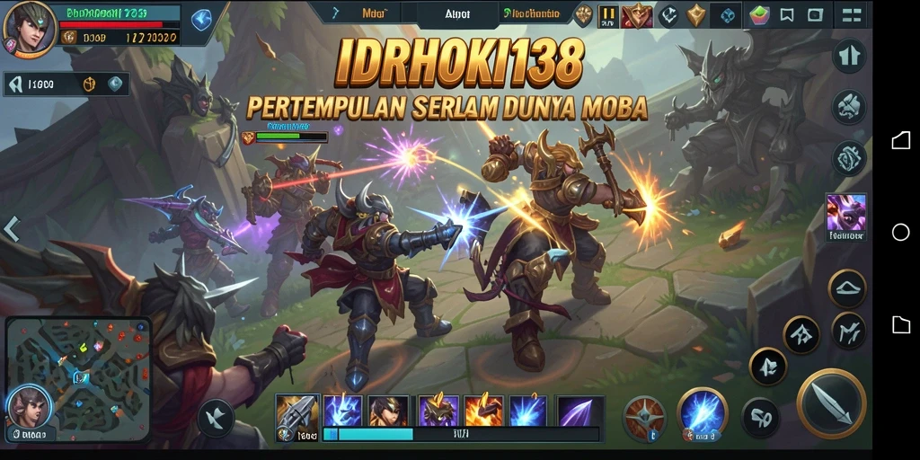 Gameplay menarik dan seru dalam pertempuran MOBA di IDRHOKI138.