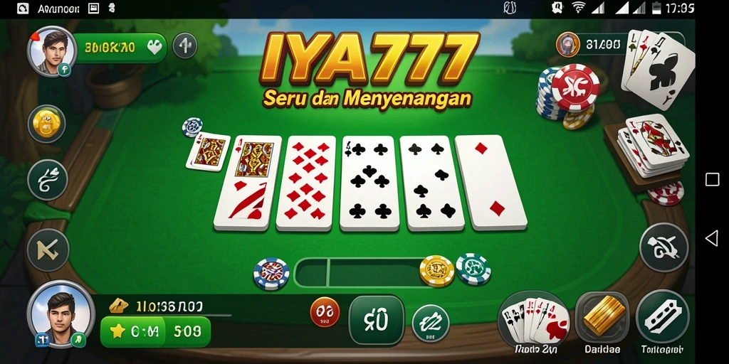 Screenshot gameplay IYA777 yang menampilkan keseruan bermain domino.