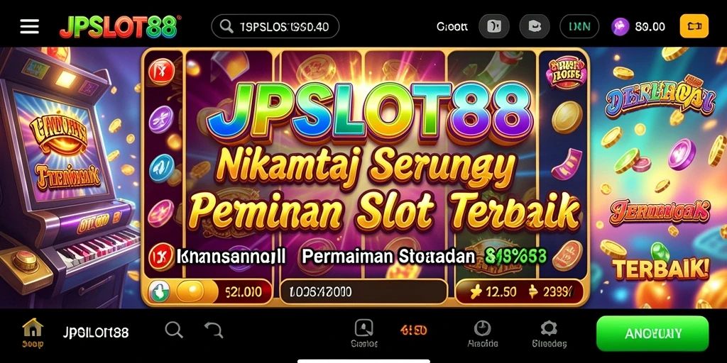 Tampilan gameplay seru dari JPSLOT88 dengan berbagai slot menarik.
