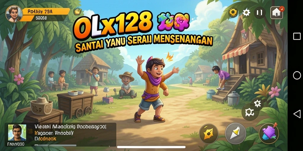 Tampilan menarik dari gameplay OLX128 yang seru dan mengasyikkan.