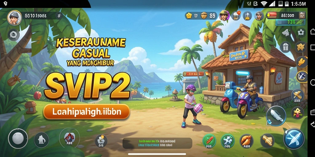 Gameplay seru dan berwarna dari SVIP2 yang menggoda.