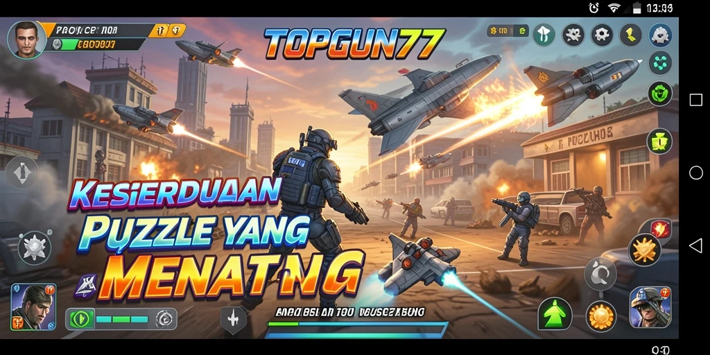 Tampilan permainan TOPGUN77 yang menarik dengan berbagai teka-teki.